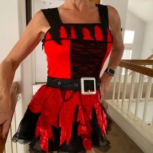 Sexy Pirate buccaneer Madagascar costume Halloween outfit party cosplay